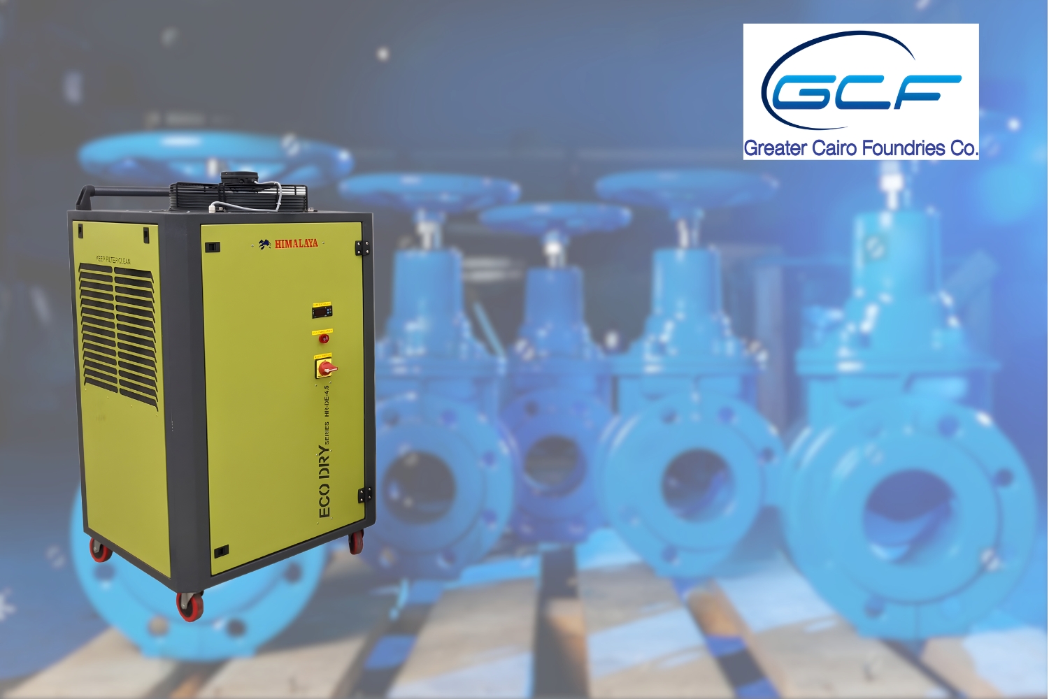 Greater Cairo Foundries (GCF) | Industrial Valve & Fittings Casting| ECO DRY SERIES – Industrial Dehumidifier